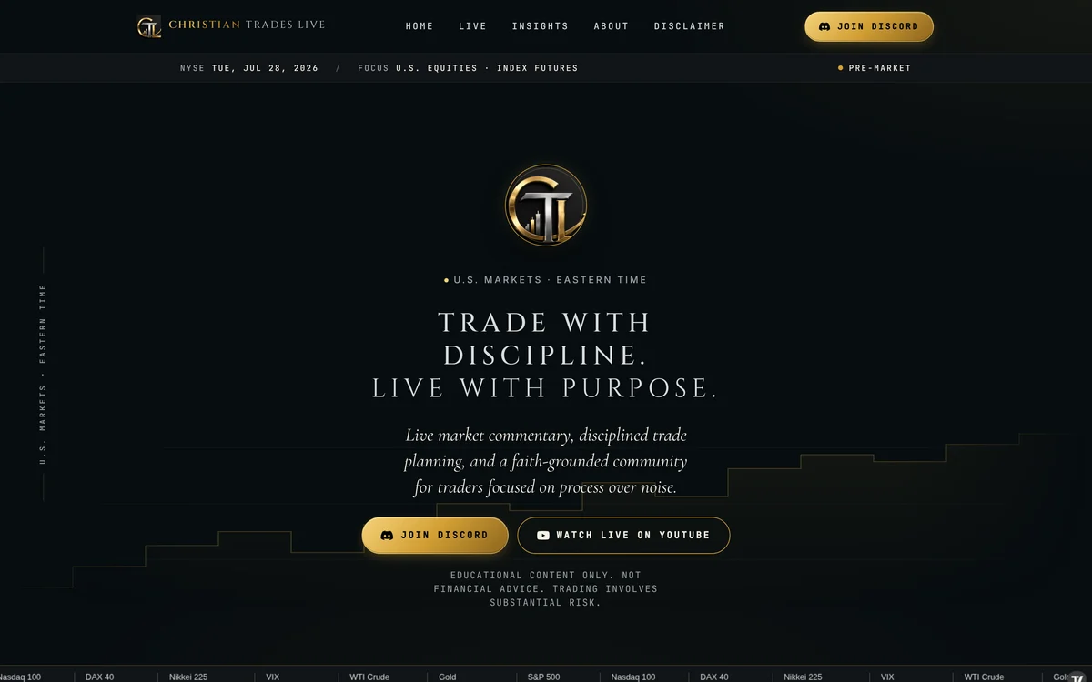 Christian Trades Live — homepage