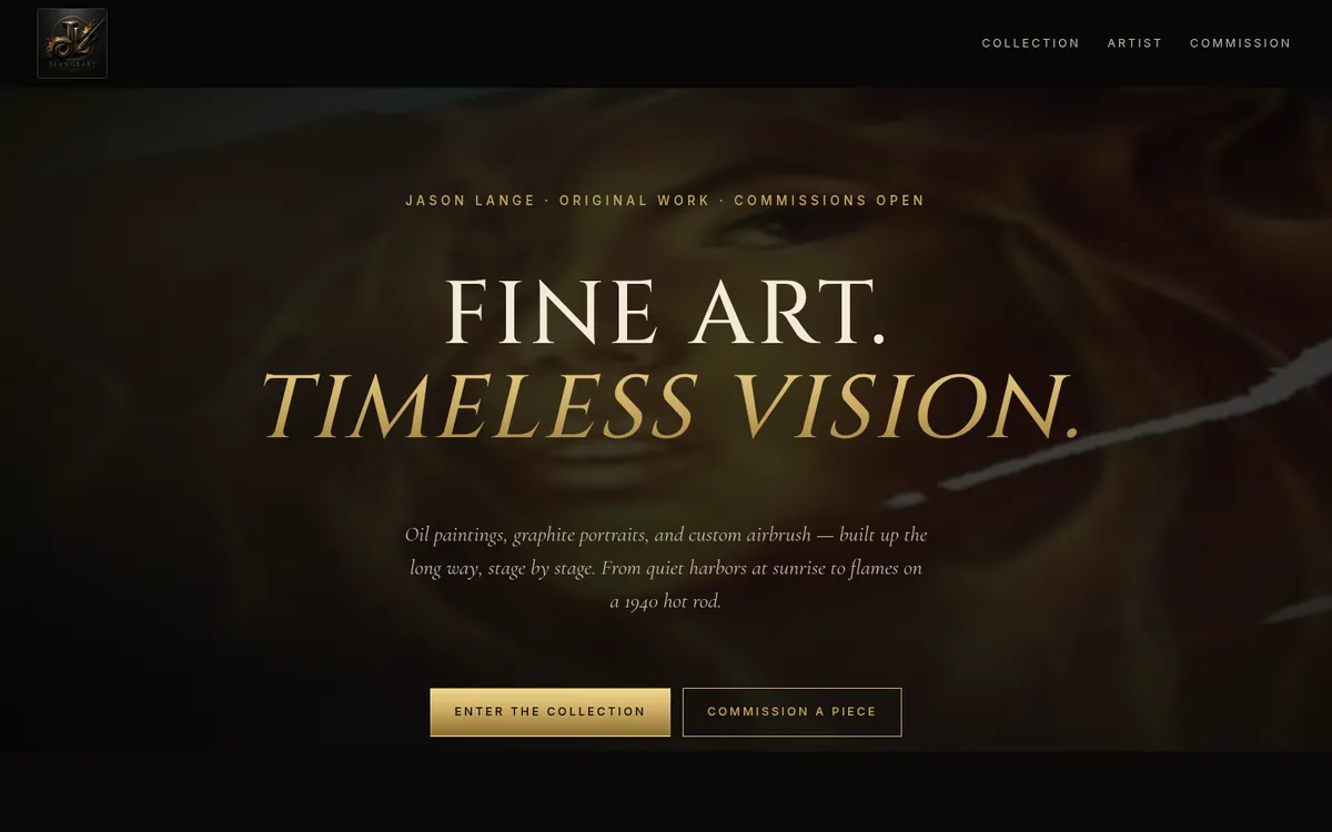 JLangeArt — homepage